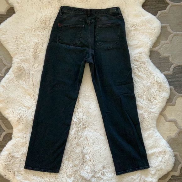 BDG Urban Outfitters Stretch Cowboy Jean Size 32 Black Dark Wash - Picture 3 of 7